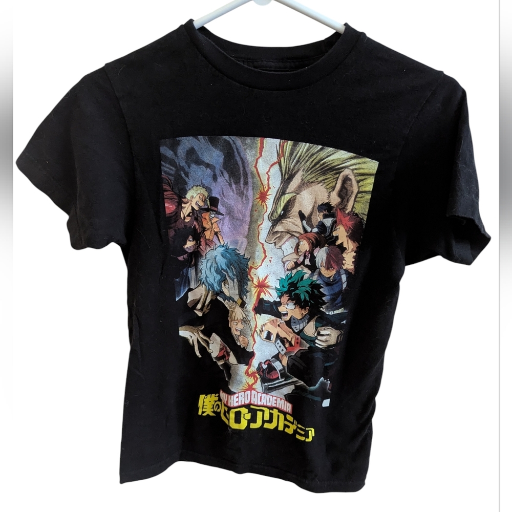 My Hero Academia Heroes vs Villains Graphic Tee - Women’s Small - Black
